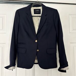 J Crew Navy Schoolboy Blazer Women’s Size Small